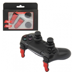 PS4 Controller Extended TRIGGER Button Kit  (Red+Black)