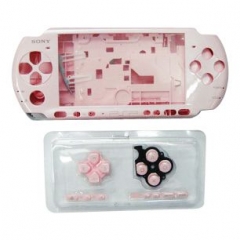 Housing Faceplate Case Cover for PSP 3000 Console Replacement Housing Shell Case (Pink )