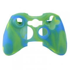XBOX 360 Controller Silicon case-Camouflage green+blue