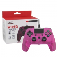 PS4/PC Wired Controller with sensor function  camouflage pink