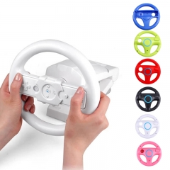 Racing Game Round Steering Wheel Remote Controller for Nintendo Wii Kart Remote Controller
