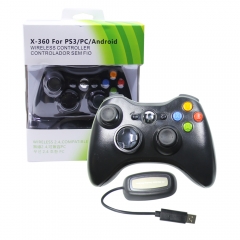 XBOX 360/PC/PS3/Android 2.4G wireless controller  Black