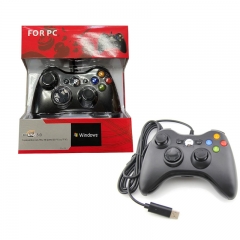 USB Wired Vibration Gamepad Joystick For PC Controller For Windows 7 / 8 / 10 Not for Xbox 360 Joypad with high quality *Black