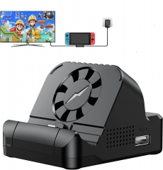 Nintendo Switch/Switch OLED TV Dock,  Portable Switch Dock for NS, Switch Docking Station with   Cooling Fan and USB 3.0 Port